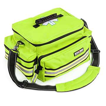 Scherber First Responder Fully-Stocked Professional Essentials EMT/EMS Trauma Kit | HSA/FSA Approved...