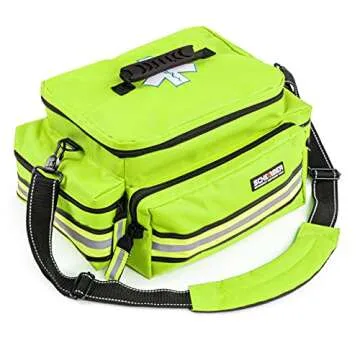 Scherber First Responder Fully-Stocked Professional Essentials EMT/EMS Trauma Kit | HSA/FSA Approved...