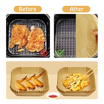 Air Fryer Parchment Liners for COSORI - 100 Pcs