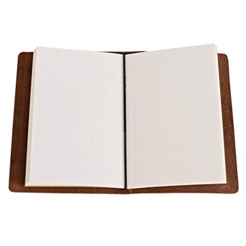 Pocket Travelers Notebook - Refillable Leather Journal