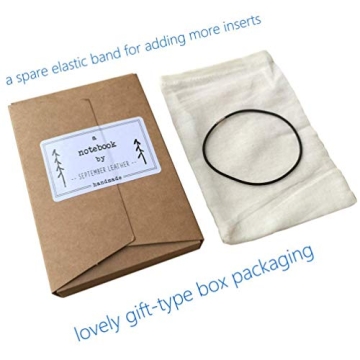 Pocket Travelers Notebook - Refillable Leather Journal