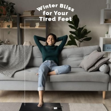 Cozy Heated Foot Warmer for Home and Office Comfort