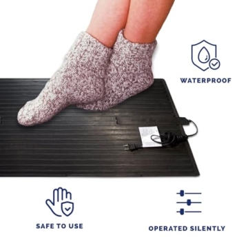 Cozy Heated Foot Warmer for Home and Office Comfort
