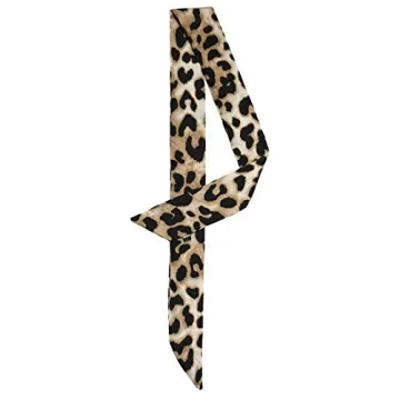 Allegra K Skinny Scarf: Versatile Women's Fashion Accessory in Leopard Print