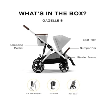 Cybex Gazelle S Stroller for Infant and Toddler Comfort
