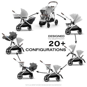 Cybex Gazelle S Stroller for Infant and Toddler Comfort