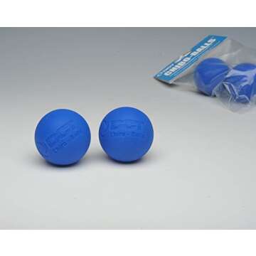 DCT Chiro-Balls | Myofascial Tension Release w/Pinpoint Accuracy, Active Release Therapy, 1.75 Inch Dense Resin Massage Balls for Feet & Back, Trigger Point Therapy Balls, Muscle Knots, Yoga, 2 Pack