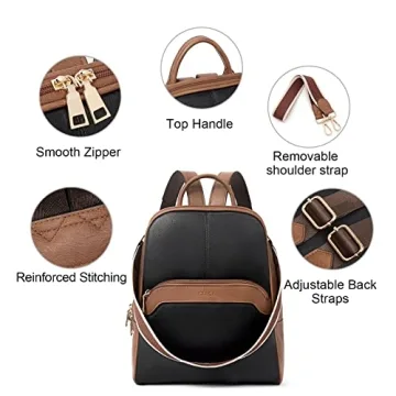 CLUCI Stylish Backpack Purse - Versatile Women's Bag