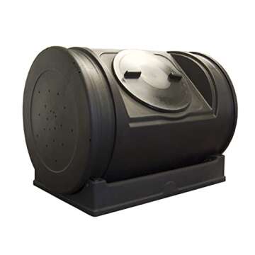 Compost Wizard Jr. - Black Composting Bin with 7 cu ft Capacity