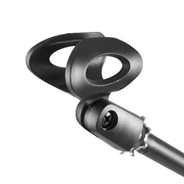 Tripod Boom Microphone Stand | Perfect for Professional and Aspiring Musicians, Stage Performances, Home Studio Recordings | Lightweight, Robust Professional Microphone Stand | Mic Clip Incl