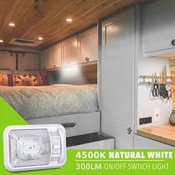 Leisure LED 5 Pack RV Ceiling Dome Light for Trailers