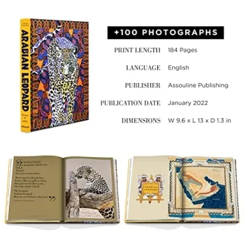 Arabian Leopard Coffee Table Book by Assouline - Luxurious Appeal