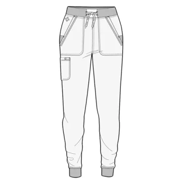 Med Couture Women's Scrub Jogger Yoga Pant with 5 Pockets, Lightweight, Ultra Soft, 2-Way Stretch & Easy Care Fabric - MC7710, L, Royal