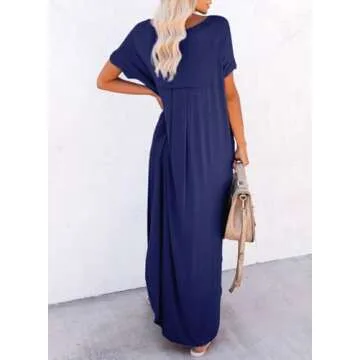 Dokotoo Women's Casual Summer Maxi Dress for Beach Travel