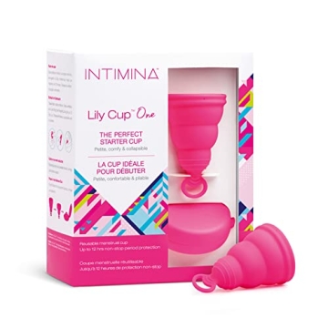 Intimina Lily Cup One - Collapsible Menstrual Cup for Beginners, Small and Eco-Friendly