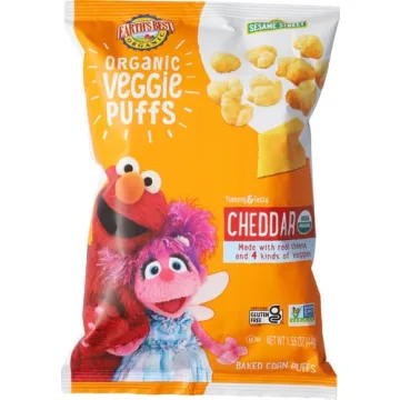 Earth's Best Organic Cheddar Veggie Puffs for Kids