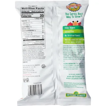 Earth's Best Organic Cheddar Veggie Puffs for Kids