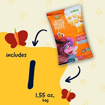 Earth's Best Organic Cheddar Veggie Puffs for Kids