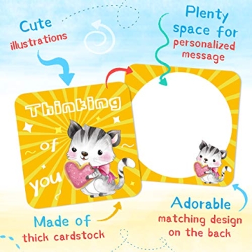 Fancy Land Cute Lunch Box Notes for Kids - 60 Unique Designs