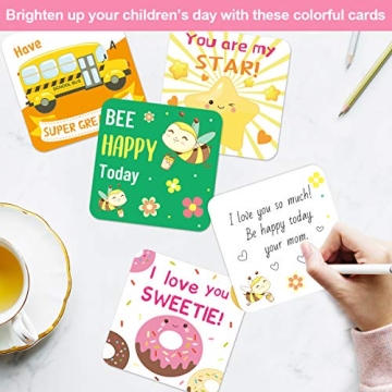 Fancy Land Cute Lunch Box Notes for Kids - 60 Unique Designs