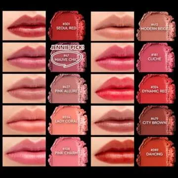 HERA Rouge Classy Lipstick #181 CLICHÉ | Luxurious Long-Lasting Color, Featherlight Comfort, Luminous and Velvety Finish, Seoul-Inspired Shades, Korean Lip Makeup, 0.12 oz. (3.5g)