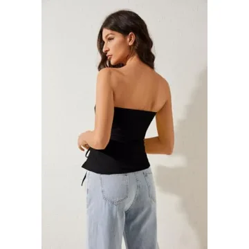 MISSACTIVER Women's Elegant Strapless Tube Top