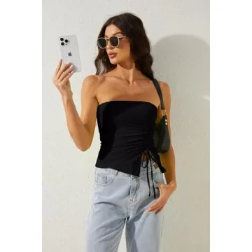 MISSACTIVER Women's Elegant Strapless Tube Top