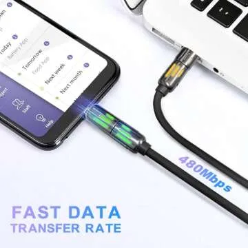 240W 4-in-1 USB-C Fast Charging Cable for All Devices