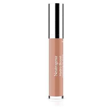 Neutrogena Hydro Boost Moisturizing Lip Gloss, Hydrating Non-Stick and Non-Drying Luminous Tinted Lip Shine with Hyaluronic Acid to Soften and Condition Lips, 15 True Nude Color, 0.10 oz