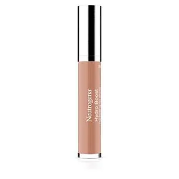 Neutrogena Hydro Boost Moisturizing Lip Gloss, Hydrating Non-Stick and Non-Drying Luminous Tinted Lip Shine with Hyaluronic Acid to Soften and Condition Lips, 15 True Nude Color, 0.10 oz