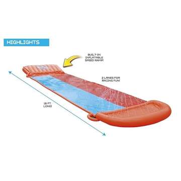 Bestway H2OGO! Double Lane Inflatable Water Slide Fun