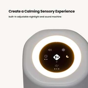 Safety 1st Smart Air Purifier for Baby Nursery & Bedrooms, App Controlled