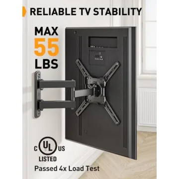 Full Motion TV Wall Mount for 26-50 Inch TVs