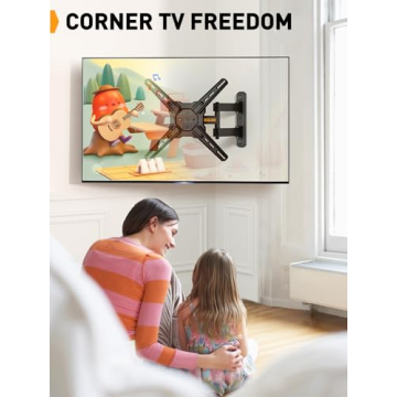Full Motion TV Wall Mount for 26-50 Inch TVs