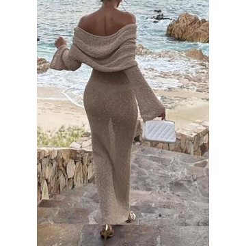 Stunning NRTHYE Off Shoulder Crochet Maxi Dress