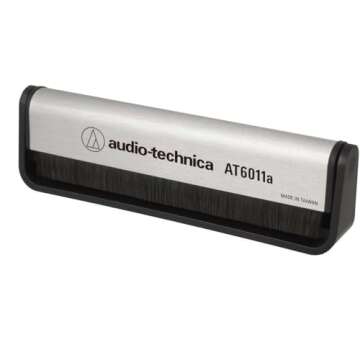Audio-Technica AT6011a Anti-Static Record Brush for Pristine Vinyl Care