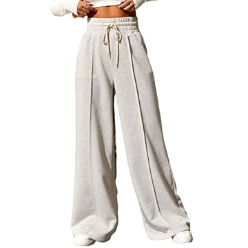 Comfortable High Waisted Wide Leg Pants for Women