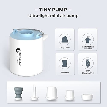 Compact USB Rechargeable Air Pump for Easy Inflation