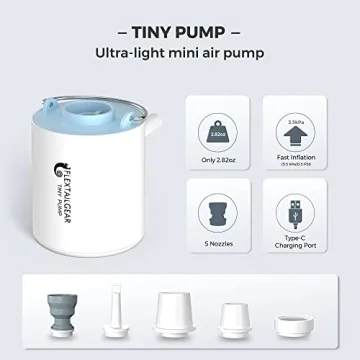 Compact USB Rechargeable Air Pump for Easy Inflation