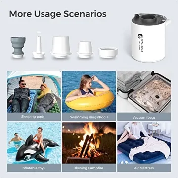 Compact USB Rechargeable Air Pump for Easy Inflation