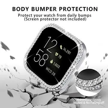 Stylish DABAOZA Fitbit Versa 2 Case for Women