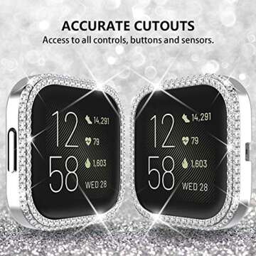 Stylish DABAOZA Fitbit Versa 2 Case for Women