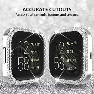 Stylish DABAOZA Fitbit Versa 2 Case for Women