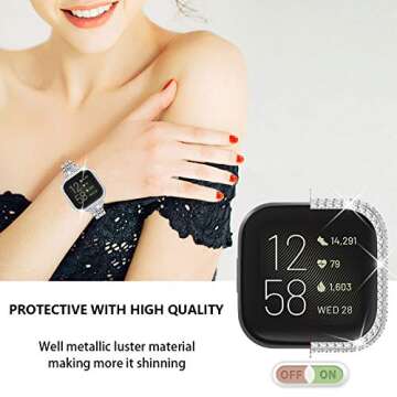 Stylish DABAOZA Fitbit Versa 2 Case for Women