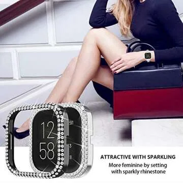 Stylish DABAOZA Fitbit Versa 2 Case for Women