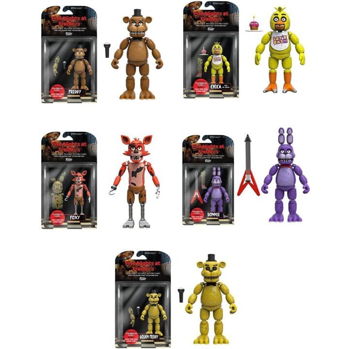 Five Nights at Freddy's 5-Inch Action Figures Set