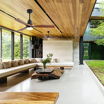 CACI Mall 52'' Ceiling Fan with Light & Remote Control