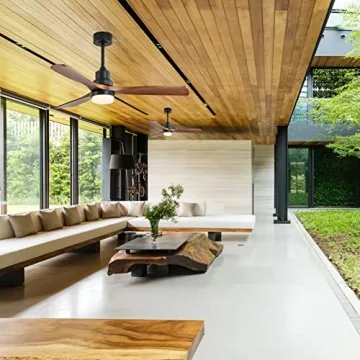 CACI Mall 52'' Ceiling Fan with Light & Remote Control