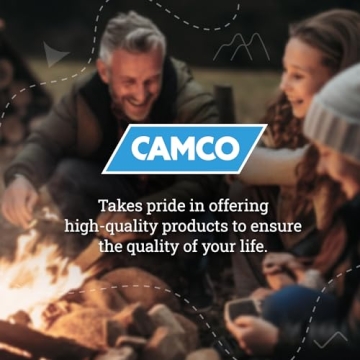 Camco Weather-Resistant Wrap Around RV Step Rug - Gray