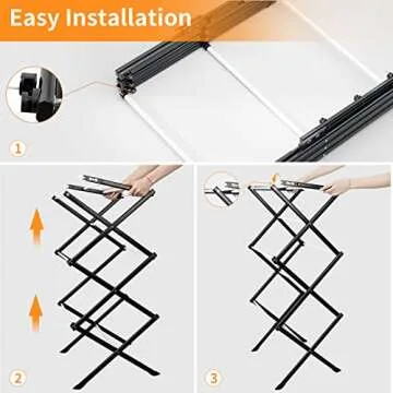 Foldable Drying Rack Indoor & Outdoor Space Saver